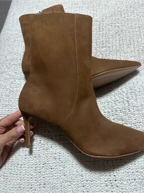 Schutz Blake Brown Suede Pointed Toe Boots